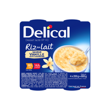 DELICAL RIZ AU LAIT VANILLE 4*200 GR
