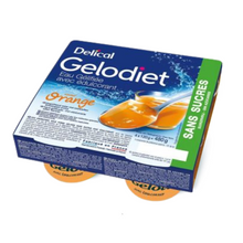 DELICAL GELODIET EAU GEL SS ORANGE 4*120