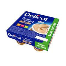 DELICAL CREME HPHC S SUCRES CAFE 4*125G