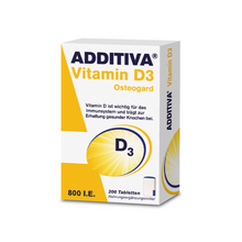 ADDITIVA VITAMIN D3 800IE 200 TABL
