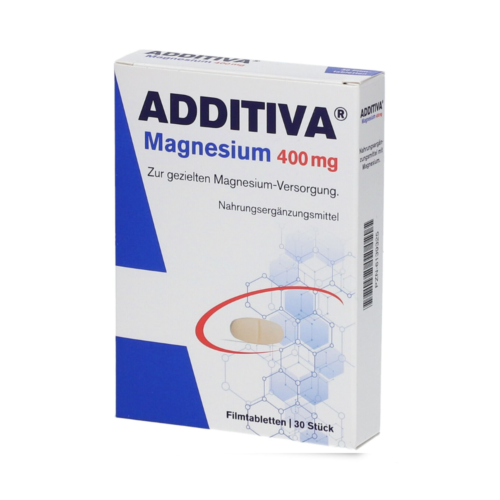 ADDITIVA MAGNESIUM 400 30 TABLETTEN