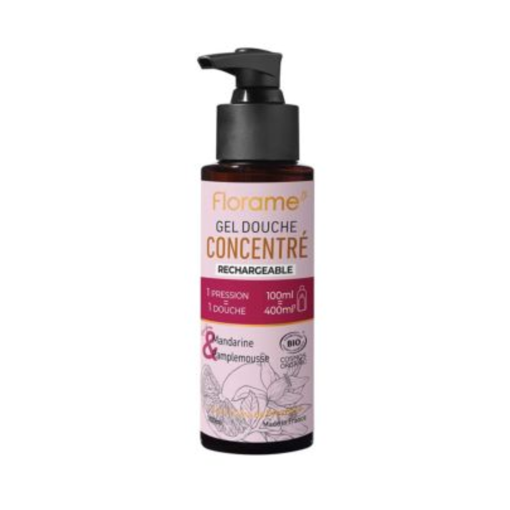 FLORAME GEL DOUCHE CONC 100ML MAND&PAMP