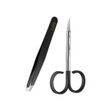 RUBIS SET SCISSORS TWEEZERS SATIN BLACK