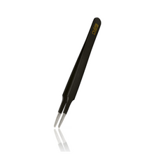 RUBIS EYELASH TWEEZERS STRAIGHT BLACK