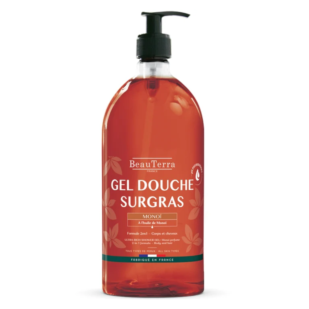 BEAUTERRA GEL DOUCHE SG MONOI 1L