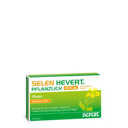 SELEN HEVERT PFLANZLICH 200 MCG 60 KAPSELN