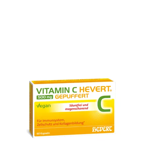 VITAMIN C 500 GEPUFFERT 60 KAPSELN