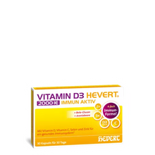 VITAMIN D3 HEVERT 2000 IE IMMUN AKTIV 30 KAPSELN