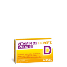 VITAMIN D3 HEVERT 2000 IE 60 CPR